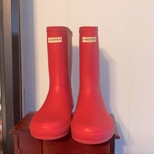 Girls Hunter boots. Great condition